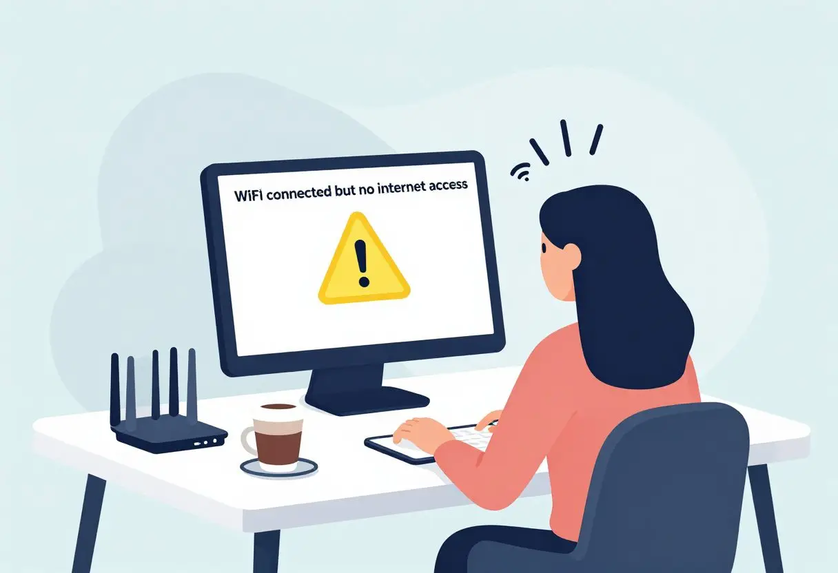 How to fixing WIFI Connected But No Internet Access Problem
