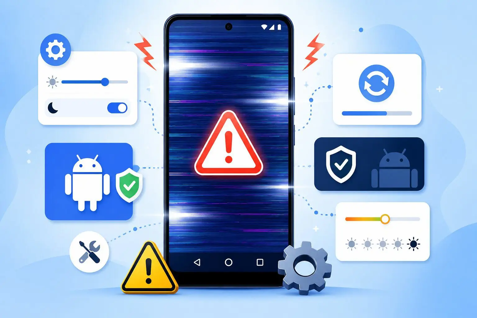 Android Screen Flickering Problem