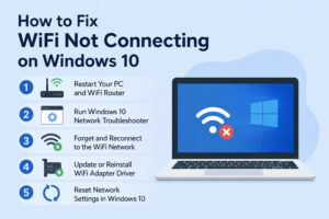 Five effective solutions to fix WiFi connection problems on Windows 10 computers.