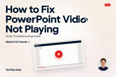 🚨 PowerPoint Video Not Playing 10 Fixes That Actually Work